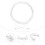 2Pcs Telephone Line White PVC 2-Core Connecting Cable with Rj11 Plug 9