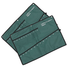 6Pcs Heavy Duty Green Tool Roll Organizer Oxford Cloth Small Tool Bag
