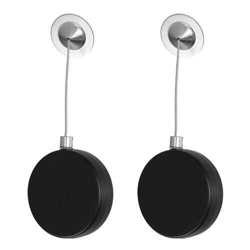 6Pcs Portable Retractable Steel Cable Lock with Anti-Theft Security
