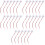 30Pcs Air Humidifier Replacement Ceramic Atomizing Discs Multicolor 9