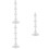 3Pcs Durable Transparent Eyeglasses Holder Stand for Display Use 9