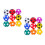 2Sets Space-Saving Plastic Mini Table Soccer Balls for Home and Office 5