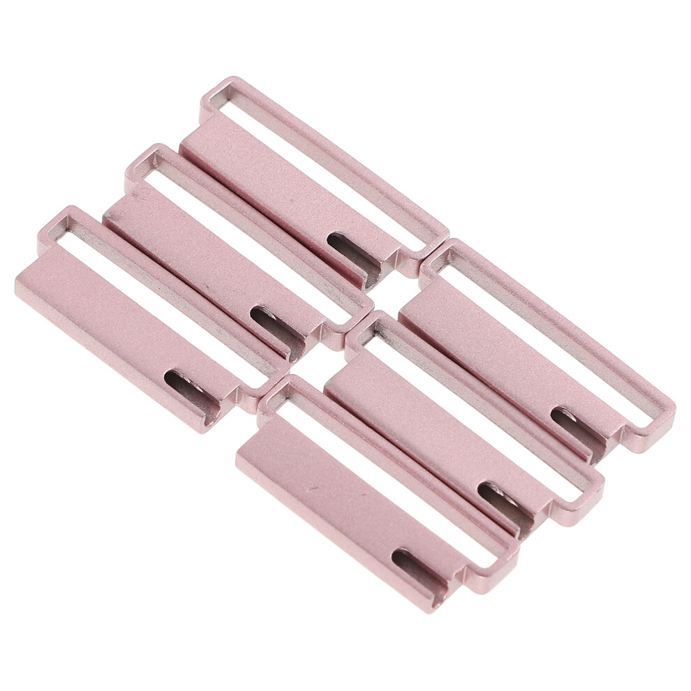 30Pcs Stainless Steel Watch Band Connector Durable Strap Adapter Pink 3632889329704