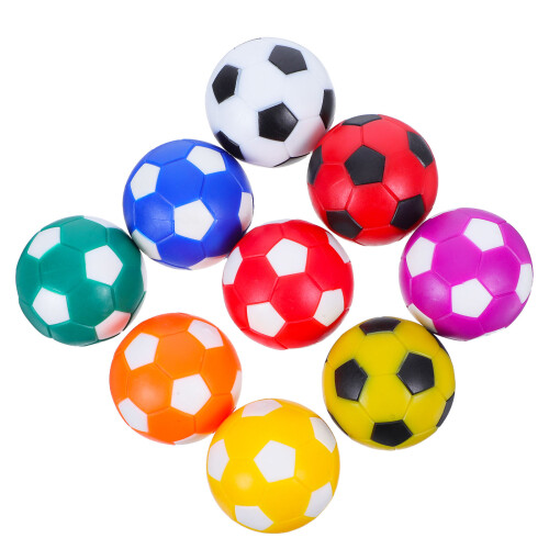 2Sets Space-Saving Plastic Mini Table Soccer Balls for Home and Office 1