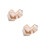 2Pcs Travel Denture Case with Mirror Plastic Retainer Container Khaki 4