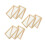 6Pcs Natural Wood Paper Making Frames with DIY Crafts 9