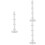 3Pcs Durable Transparent Eyeglasses Holder Stand for Display Use 8