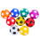 2Sets Space-Saving Plastic Mini Table Soccer Balls for Home and Office 3