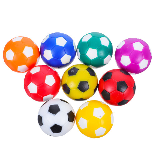 2Sets Space-Saving Plastic Mini Table Soccer Balls for Home and Office 2
