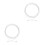 2Pcs Telephone Line White PVC 2-Core Connecting Cable with Rj11 Plug 7