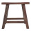 2Pcs Light Brown Wooden Stepping Foot Stools Solid Durable Step Stools 2