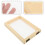 6Pcs Natural Wood Paper Making Frames with DIY Crafts 11