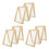 6Pcs Natural Wood Paper Making Frames with DIY Crafts 7