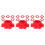 18St Plastic Schroefmoeren Rood Voor Halters Fitnesstraining 9