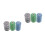 6Pcs Flat Waxed Polyester Thread for Sewing Craft and Quilting 8