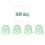 8Pcs Silicone Guitar Finger Covers Green for Comfortable Playing Use 11