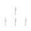 4Pcs Transparent Powder Pump Dispenser Bottles Plastic Spray Design 6