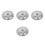 4Pcs Easy Clean Stainless Steel Pan Lids Universal Pot Covers Silver 7