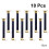 20Pcs Metal Internal Flex Frames Black Sewing DIY Handbag Hinges Clip 3