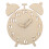 2Pcs Montessori Math Learning Toy DIY Wooden Clock Khaki Color 2