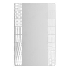 4Pcs Silver Coffee Powders Measuring Card Stainless Steel Ruler