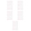 5Pièces Planner Rose 6 Trous Design Pailleté Élégant 7