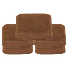 15Pcs Velvet Watch Pillow Cushions Coffee Color for Bracelet Display
