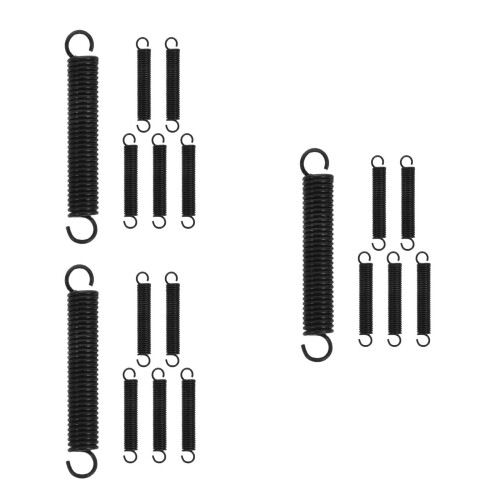 18Pcs Replacement Pruning Shear Springs Stainless Steel Black Durable 1