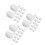 36Pcs White Tpr Bubble Inserts for DIY Plushies Stress Toy Replacement 3