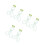 6Pcs Portable Light Green Invisible Lens Applicator Tool for Daily Use 9