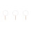 3Pcs Unfinished Handmade Fan Frame Palace Style for Easy Assembly 8
