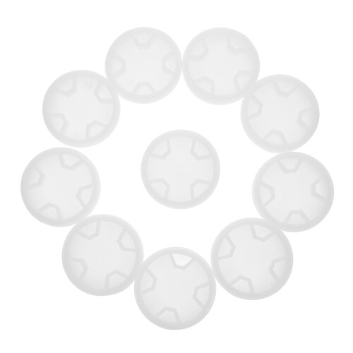 30Pcs White Bucket Plastic Covers Tight Seal Drum Caps Easy Removal 1