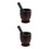 2Sets Ergonomic Plastic Garlic Pounder Brown Pestle for Kitchen Use 7