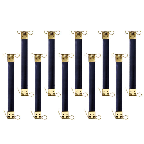 20Pcs Metal Internal Flex Frames Black Sewing DIY Handbag Hinges Clip 1