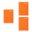 3Pcs Multifunctional Daily Orange Thick Paper Notebook 9
