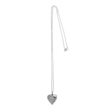 5Pcs Pet Ashes Necklace Silver Stainless Steel Heart Keepsake Locket