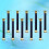 20Pcs Metal Internal Flex Frames Black Sewing DIY Handbag Hinges Clip 6