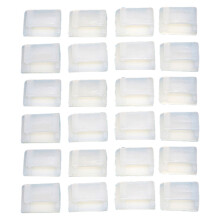 400Pcs Small Plastic Cable Tie Holders Light Green Reusable Wire Clips
