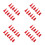 48Pcs Red Plastic Caulking Nozzles Duckbill Tips for Precise Home Use 5