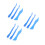 3Sets Blue Glass Crafting Foil Burnisher Plastic Hand Tool 6