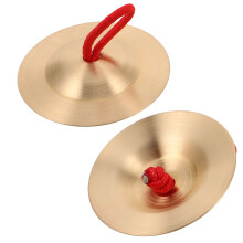 5Pairs Copper Mini Finger Cymbals for Kids Dance Party Musical Rhythm