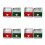 8Pcs Durable Tinplate Holiday Cookie Tins Versatile Mini Storage Boxes 10