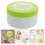 5Pcs Portable Puff and Container Soft Plush Green 10