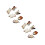 12Pcs Ceramic Japanese Style Chopsticks Support Rack Assorted Color 5