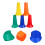 15St Mini Voetbal Trainingscones Plastic Met Zichtbaarheid Rood 9