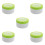 5Pcs Portable Puff and Container Soft Plush Green 6