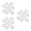 30Pcs White Bucket Plastic Covers Tight Seal Drum Caps Easy Removal 8