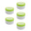 5Pcs Portable Puff and Container Soft Plush Green 9