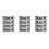 Black Adhesive Security Camera Warning Stickers for Public Spaces 9
