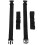12Pcs Black Adjustable Cone Strap for Football and Soccer Training 1